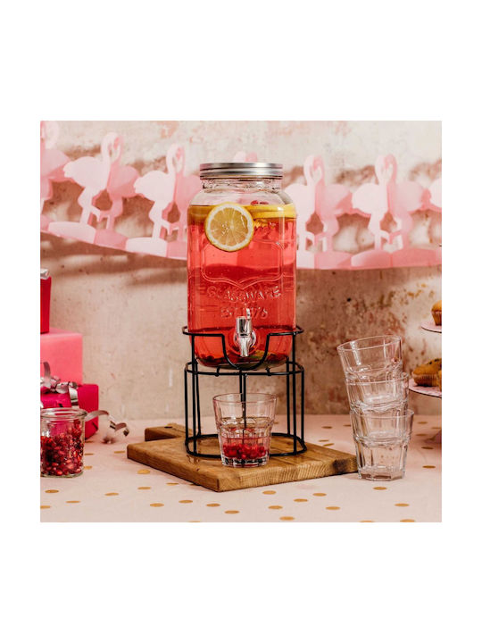 Butlers Set 1Stück Gläser Tee mit Deckel Glas 3500ml