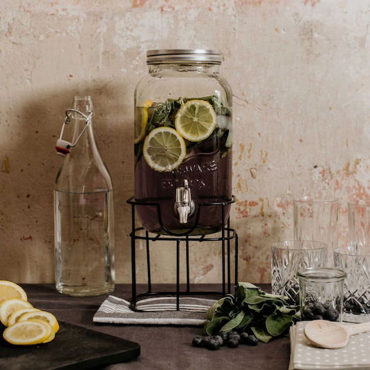 Butlers Glas Tee-Vase mit Deckel Transparent 3500ml