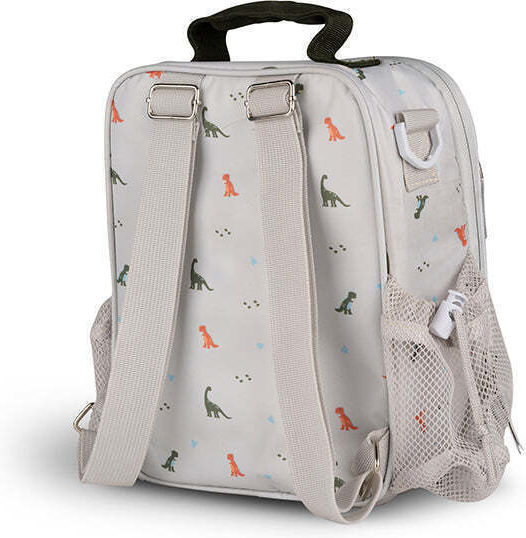 Citron Lunchbag Backpack Schulische Isothermische Lunch-Hülle 0.5Es Gray Dinosaurier 22 x 9 x 26.5cm