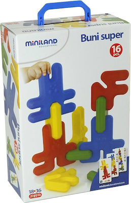 Miniland Plastic Construction Toy Buni Super 16pcs