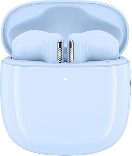 Baseus Bowie WX5 Earbud Bluetooth Handsfree Ακουστικά με Θήκη Φόρτισης Μπλε