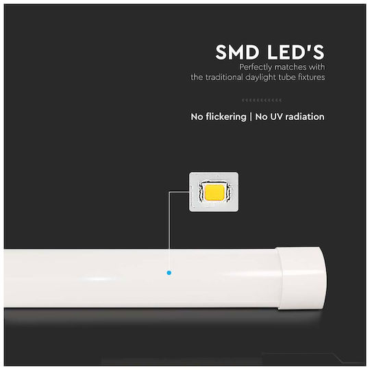 V-TAC Commercial Linear LED Wall Light 40W Natural White IP20 L120xD7.5xH2.4cm