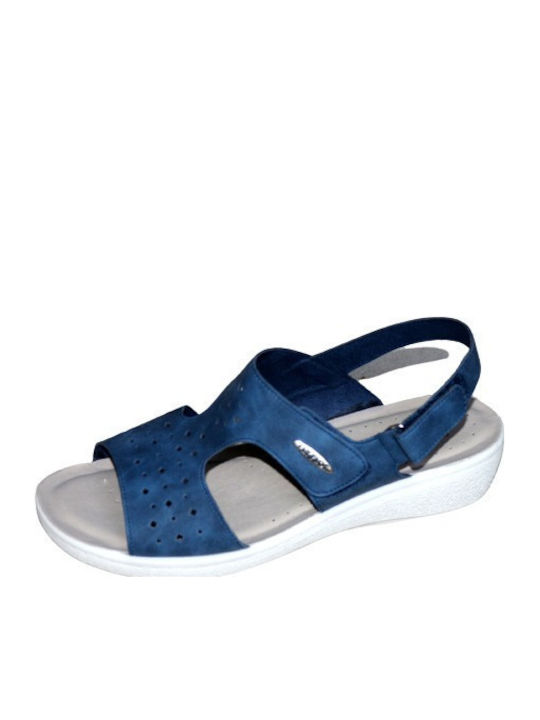 Anatomische Damenplattformen Blau