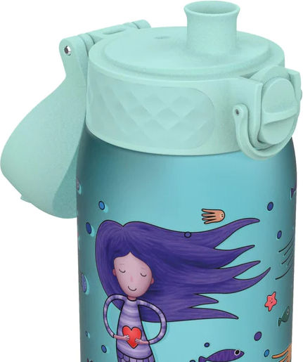 Ion8 Kids Water Bottle Disney Cars Plastic Non Spill Light Blue 400ml