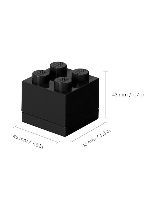 Lego din Plastic Negru 1buc