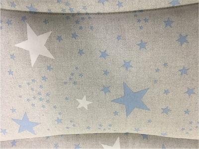 Omega Stars Crib Bumpers Classic Inside Light Blue 39x210cm