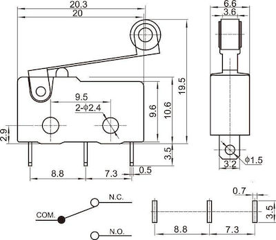 KAL Electronics Διακόπτης Τερματικός