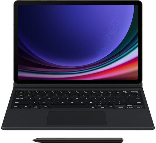 Samsung Флип капак с Клавиатура в Гръцки Черен (Галакси Таб С9) EF-DX715UBEGWW