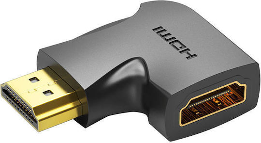 Vention Конвертор HDMI мъжки към HDMI мъжки Черен 1бр AIOB0