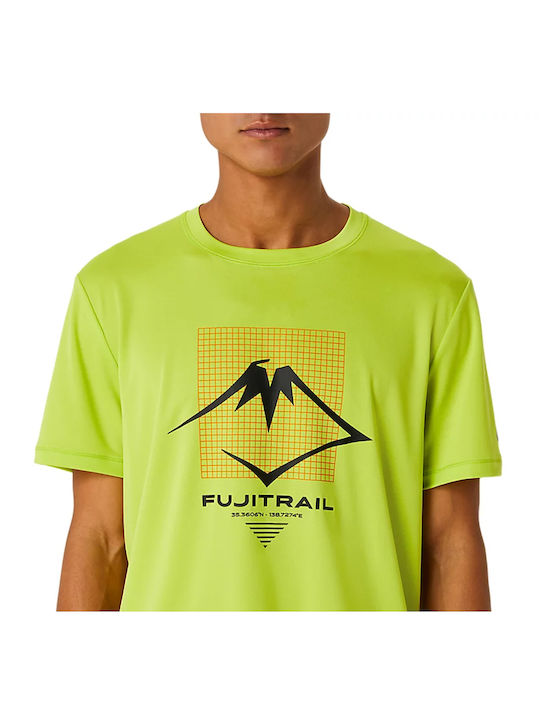 Fujitrail Logo SS Αθλητικό T-shirt Πράσινο