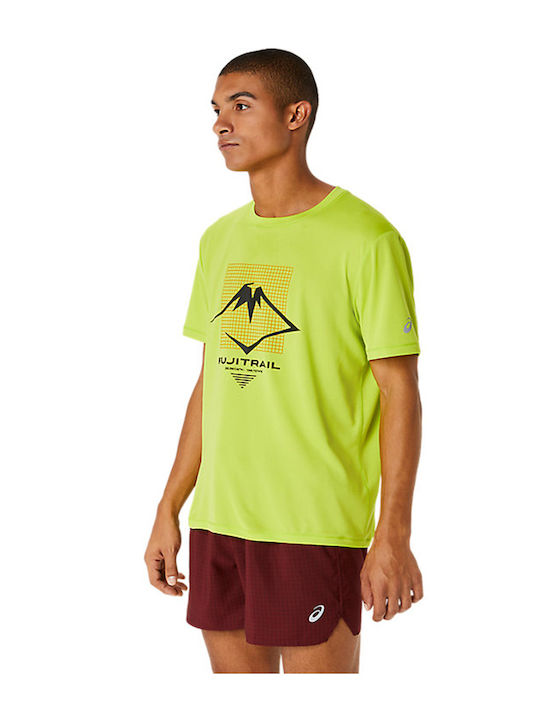 Fujitrail Logo SS Αθλητικό T-shirt Πράσινο