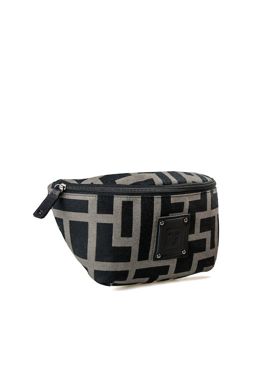 Women's Shoulder Crossbody Bag Black Taupe
