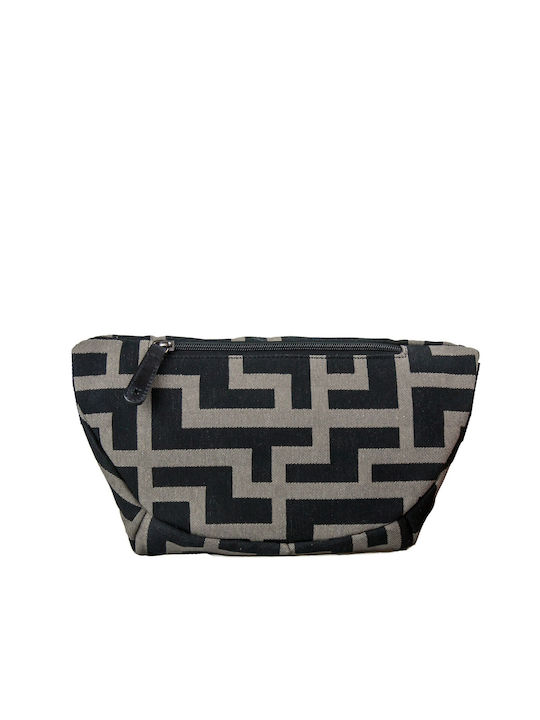 Women's Shoulder Crossbody Bag Black Taupe