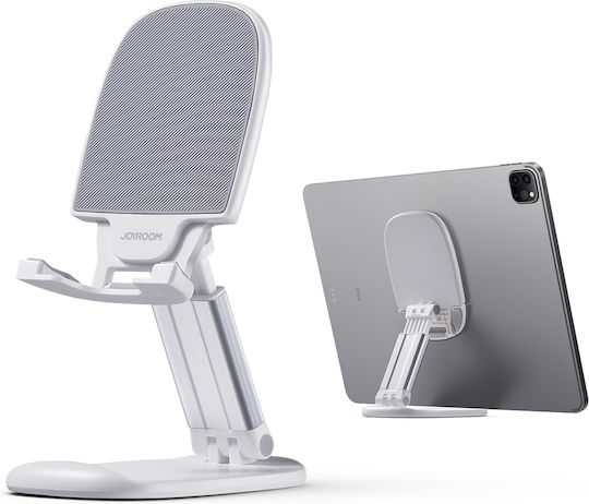 Joyroom foldable stand Бюрото за мобилен телефон в Бял цвят