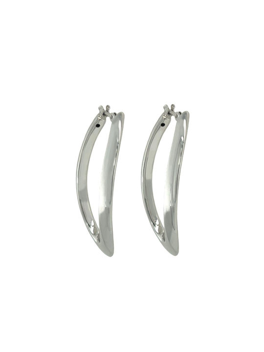 Xryseio Earrings Hoops made of Platinum