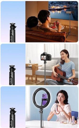 Ugreen LP586 Selfie Stick Cell Phone Tripod Bluetooth Black