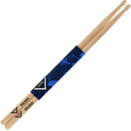 Vater Hickory Μπαγκέτες Ντραμς Rock 5A με Σχήμα Μύτης Oval