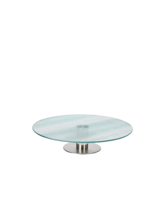 ArteLibre Cake Stand Transparent 30x30x7cm