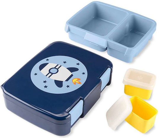 Skip Hop Spark Style Bento Πλαστικό Παιδικό Δοχείο Φαγητού Μπλε
