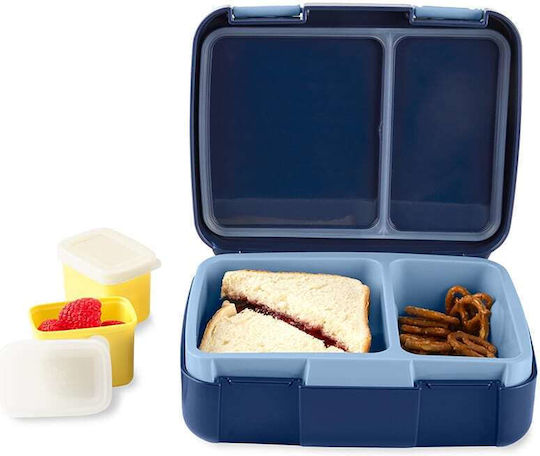 Skip Hop Spark Style Bento Πλαστικό Παιδικό Δοχείο Φαγητού Μπλε