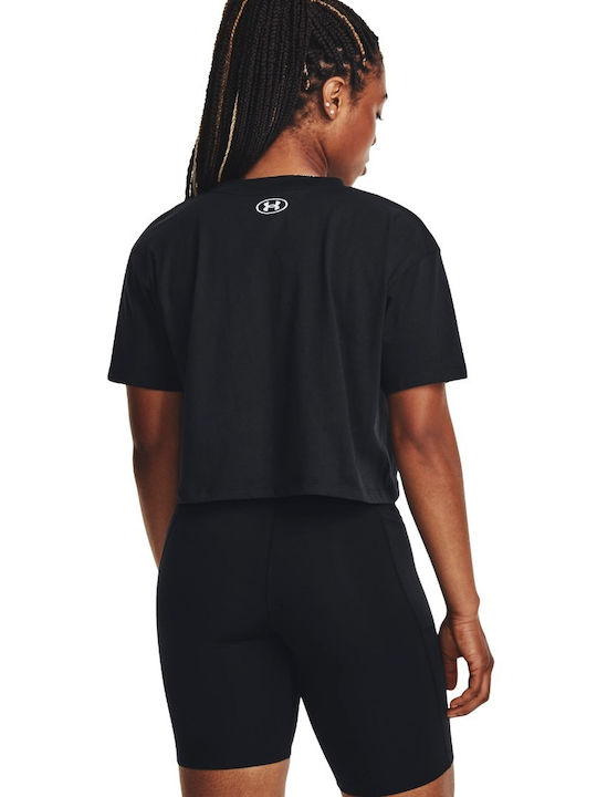 Under Armour Women's Athletic Crop T-shirt Black