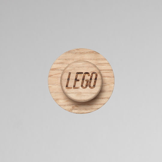 LEGO Παιδική Κρεμάστρα Ξύλινη 1εκ.