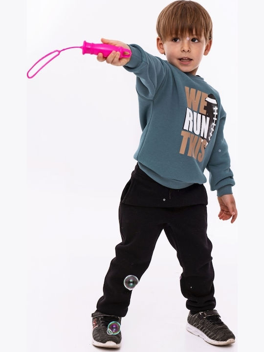Funky Set Trening Culoare Full Face Albastru Petrol