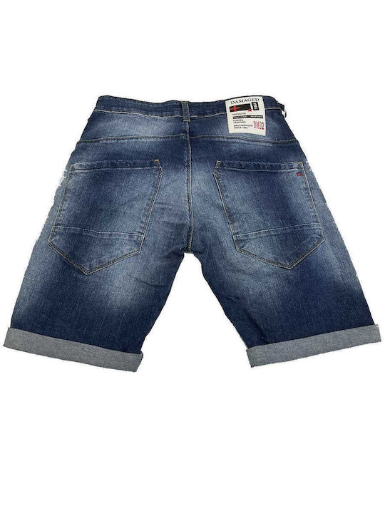 Herren Bermuda Jeans mit Rissen Beschädigte Jeans RS10 MPLE