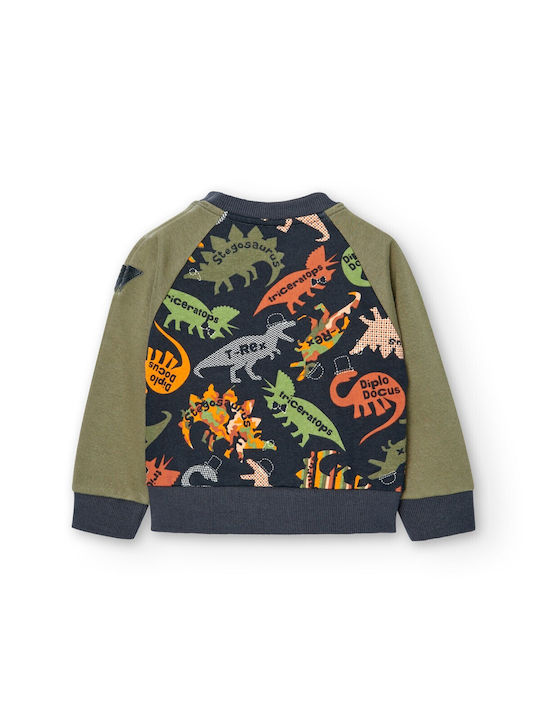 Boboli Kids Sweatshirt with Pockets Khaki