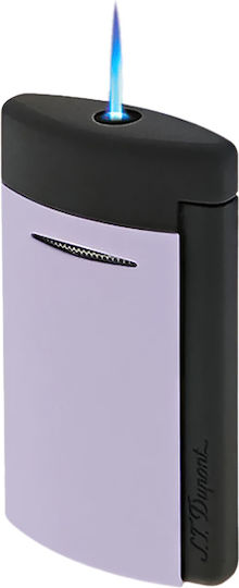S.T. Dupont New Minijet Αντιανεμικός Αναπτήρας Φλόγας Matt Black And Lilac