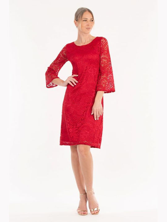 BelleFille Dress Evening Red