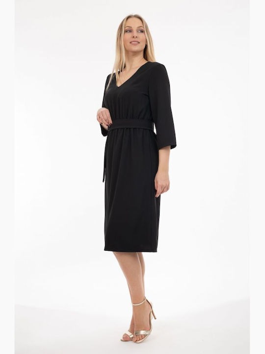 BelleFille Midi Rochie de Seară Negru