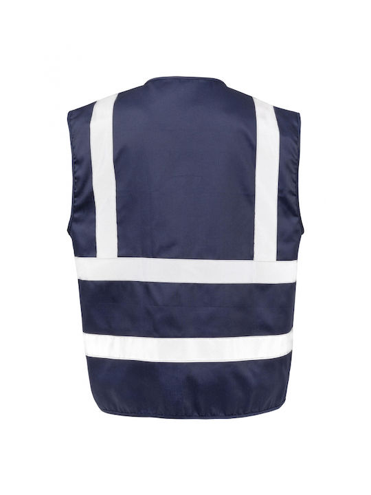 Result Men's Safety Vest with Reflective Film Black