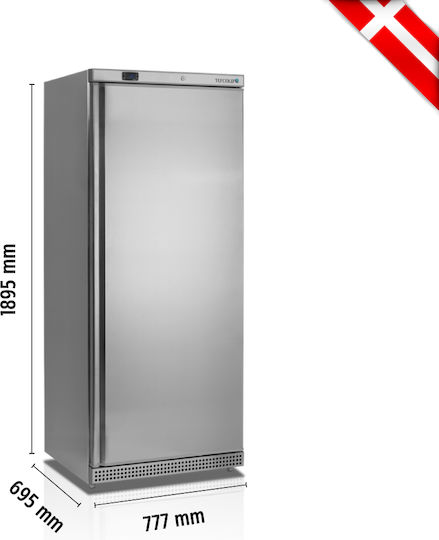 Tefcold Επαγγελματικός Θάλαμος Κατάψυξης 605lt & 190W Inox Π77.7 x Β69.5 x Υ189.5εκ.
