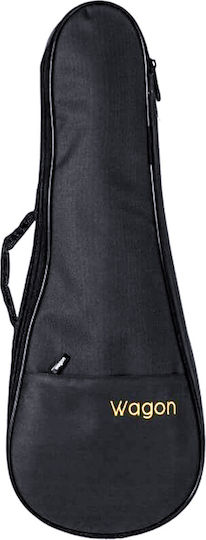 Wagon Case 03 Series Wasserdicht Koffer Ukulele mit Abdeckung Schwarz