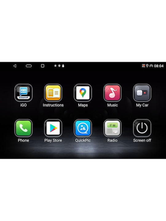 Lenovo Ηχοσύστημα Αυτοκινήτου για Kia Rio (Bluetooth/USB/AUX/GPS) με Οθόνη Αφής 9"