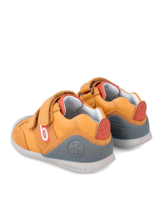 Kids Sneakers High Anatomic with Scratch Yellow