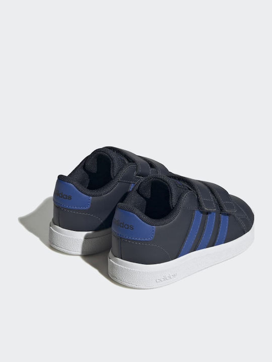 Grand Court 2.0 Παιδικά Sneakers με Σκρατς Navy Μπλε