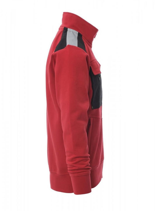 Payper Men's Waterproof Reflective Work Cardigan Red