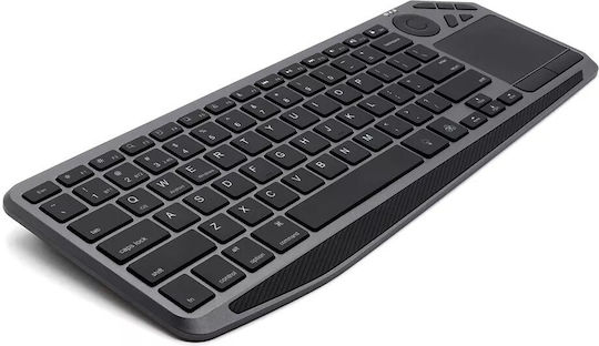 Techly ICTB9801TB Kabellos Tastatur mit Touchpad Englisch US