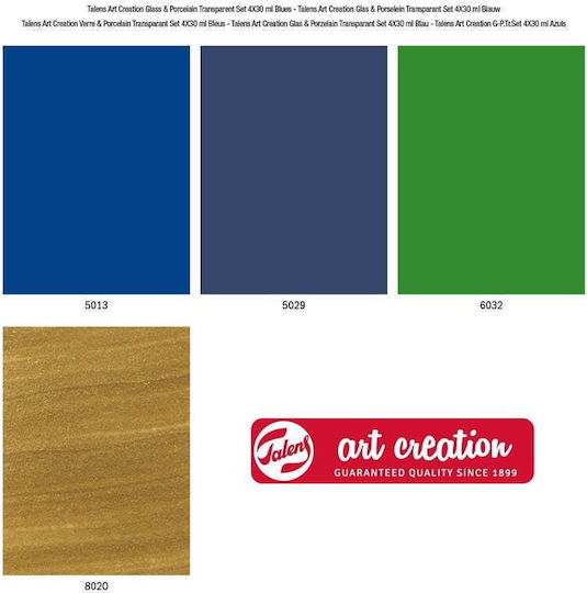 Royal Talens Art Creation Glass Craft Pigment Multicolour for Porcelain and Glass 30ml