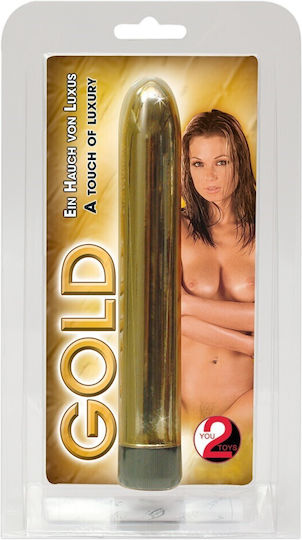 You2Toys A Touch Of Luxury Classic Vibrator 17cm Gold