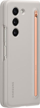 Samsung Back Cover Σιλικόνης Μπεζ (Galaxy Z Fold5)