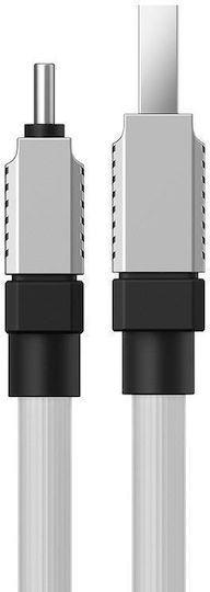 Baseus CoolPlay USB 2.0 Cable USB-C male - USB-A 100W PD Λευκό 2m CAKW000702