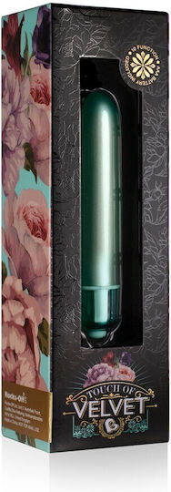 Rocks Off Touch Of Velvet Mini Δονητής Bullet 10.3cm Aqua Lily