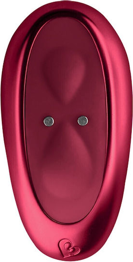 Rocks Off Ruby Glow Blush Vibrator G-Punkt mit Fernbedienung Prostata- und G-Punkt-Vibrator 17.5cm Rot