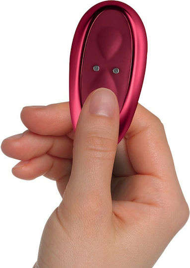 Rocks Off Ruby Glow Blush Vibrator G-Punkt mit Fernbedienung Prostata- und G-Punkt-Vibrator 17.5cm Rot
