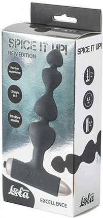 Lola Games Anal Plug with Vibration Small Black