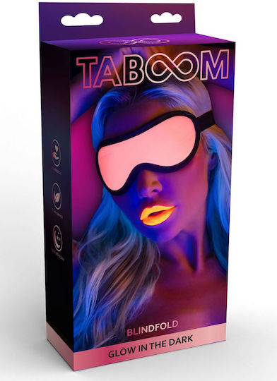 Taboom Satin BDSM Maske in Rosa Farbe