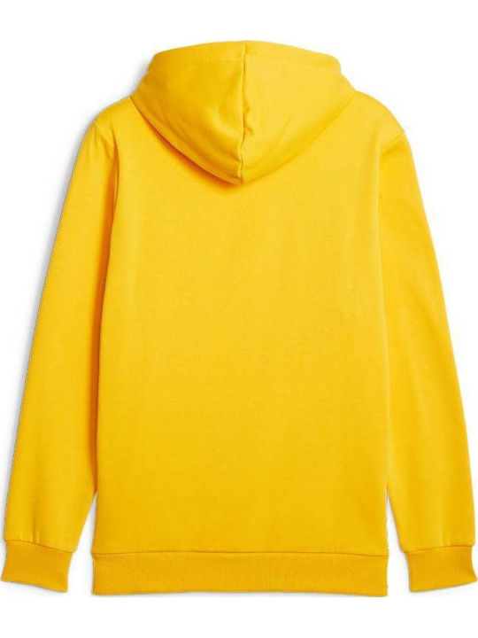 Big Logo Sweatshirt mit Kapuze Gelb
